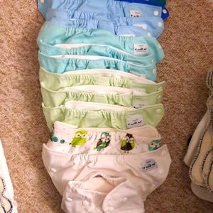 14 FuzziBunz Cloth Diapers